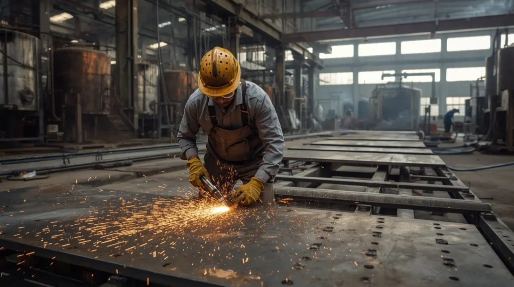 India’s industrial output growth shown by busy manufacturing plants and mining activity in August 2025